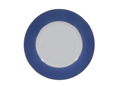 Assiettes de réception  - Assiette diner bleu Provence (Sous le Soleil) - LEGLE