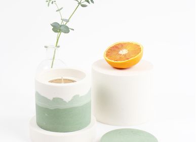 Decorative objects - Green Candle - STUDIO ROSAROOM