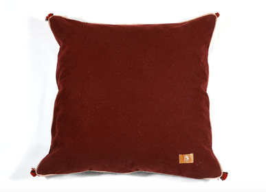 Coussins textile - Burgundy cushion set - DESIGN BY ART SELECT