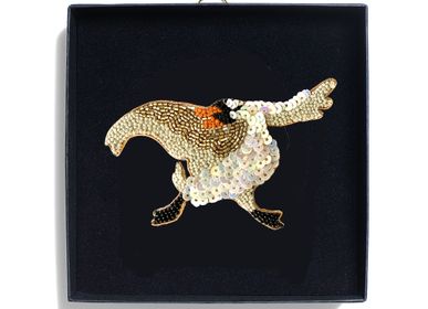 Bijoux - broche The Swan fabriquée à la main - HELLEN VAN BERKEL HEARTMADE PRINTS