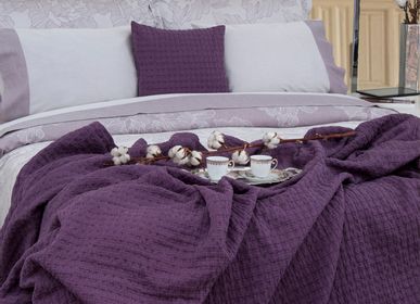 Linge de lit - Rose - Collection jacquard satiné - MIA ZARROCCO - FINE LINENS