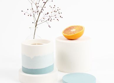 Decorative objects - Blue Candle - STUDIO ROSAROOM