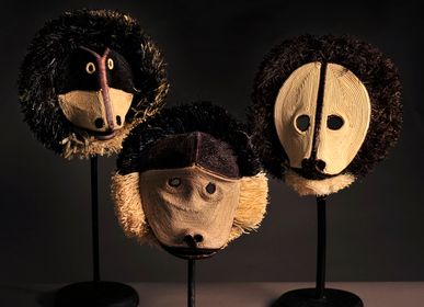 Unique pieces - MONKEY MASK FROM THE RAINFOREST - ETHIC & TROPIC CORINNE BALLY