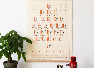 Objets de décoration - Affiches alphabets multiples - PAPPUS ÉDITIONS