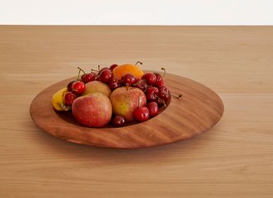 Plats et saladiers -  sculpture Art Design  ESPACE, plat à fruits - VAN DEN HEEDE-FURNITURE-ART-DESIGN