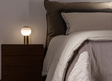 Linge de lit - Housse de couette en lin et coton Stone-Castell - MIKMAX BARCELONA