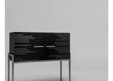 Objets design - Buffet moderne Vind en platine - LARISSA BATISTA