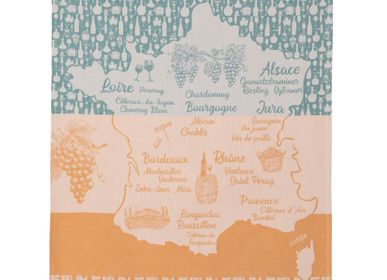Tea towel - Vins Blancs de France / Tea towel - COUCKE