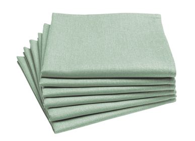 Linge de table textile - Cambrai Sauge / Nappe et serviette - COUCKE