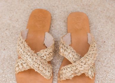 Chaussures - Sandale en raphia Cross - MON ANGE LOUISE