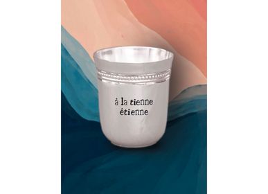 Customizable objects - Silver-plated customizable glass - MONNETTE PARIS