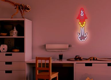 LED modules - 'SPACE ROCKET' NEON LED WALL MOUNTABLE SIGN - LOCOMOCEAN