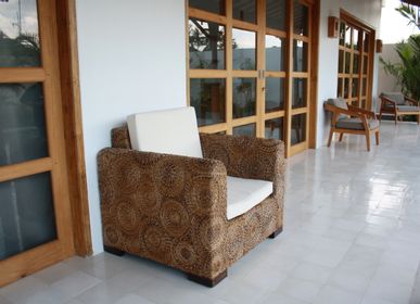 Lounge chairs for hospitalities & contracts - Ethnic armchair - DECOETHNIQUE