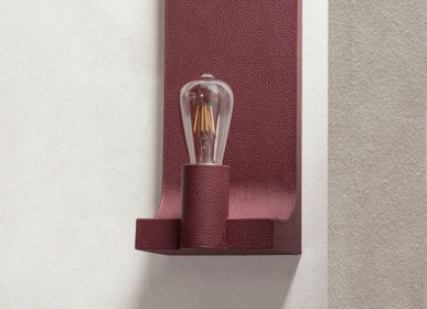 Design objects - WALCOTT LEATHER WALL LAMP - GIOBAGNARA