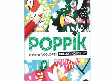 Poster - Arty Coloring - The Tropical Jungle - POPPIK