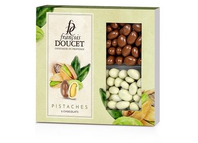 Chocolat - Pistaches aux 2 chocolats - FRANCOIS DOUCET CONFISEUR