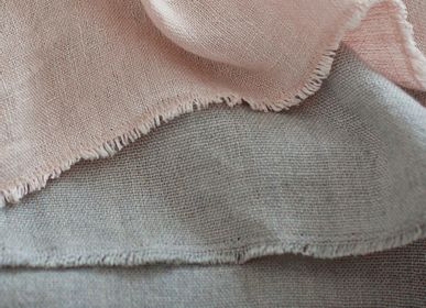 Fabrics - 100% HAND WOVEN LINEN FABRICS - STUDIO NATURAL