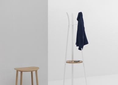 Decorative objects - SPRINGBACK Coat Stand White Steel - CRUSO