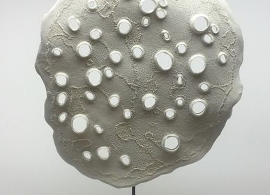 Céramique - Astres aux pointillés - PASCALE MORIN - BY-RITA