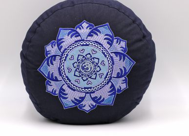 Comforters and pillows - embroidered meditation cushions - BAGHI FAIR LIFESTYLE
