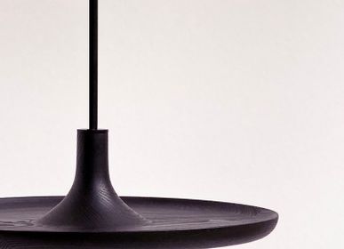 Etagères - Vide-poche étagère TOUPY 38 cm - Frêne lasuré noir - MADEMOISELLE JO