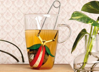Design objects - Tea trap and 2 original tea balls: Tea Sub - Tea tulip - PA DESIGN