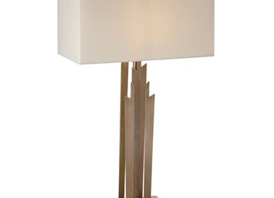 Lampes de table - Lampe de table Carrick avec finition en laiton antique - RV  ASTLEY LTD