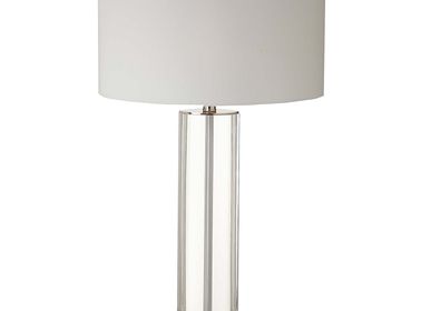 Lampes de table - Lampe de table Lisle, grande finition nickelée - RV  ASTLEY LTD