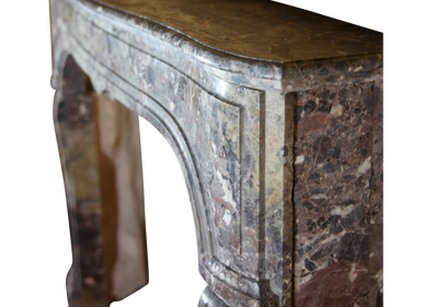Decorative objects - Small Bicolor Timeless Fireplace Surround - MAISON LEON VAN DEN BOGAERT ANTIQUE FIREPLACES AND RECLAIMED DECORATIVE ELEMENTS