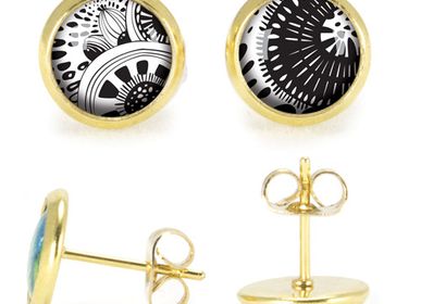 Jewelry - Ears Studs gold Les Parisiennes Bim - LES PARISIENNES D'EMILIE FIALA