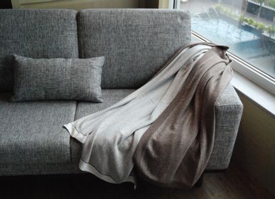 Throw blankets - Wool and cashmere blankets, wool and cashmere blankets. - COCOON PARIS