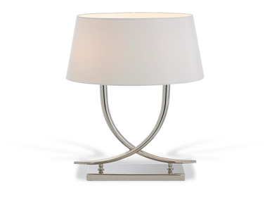 Table lamps - Arianna Nickel Table Lamp - RV  ASTLEY LTD
