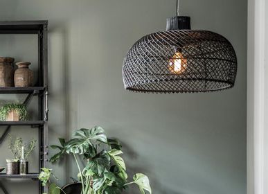 Hanging lights - Maze lamp natural & black - RAW MATERIALS