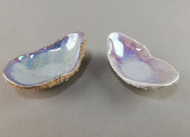 Christmas table settings - IRIDESCENT OYSTER  - MALIFANCE