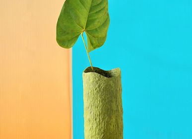 Vases - Vase en argile écorce de bois - INDIGENOUS