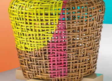 Tabourets pour collectivités - Tabouret de pouf (rond) - OBRA CEBUANA