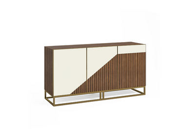 Sideboards - Oblique Small Sideboard - ZAGAS FURNITURE