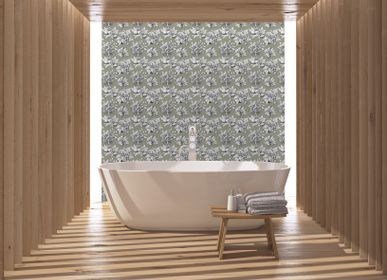 Wallpaper - Mandarin Tree Wet Room Textile Wallpaper - SIMONE ET MARCEL