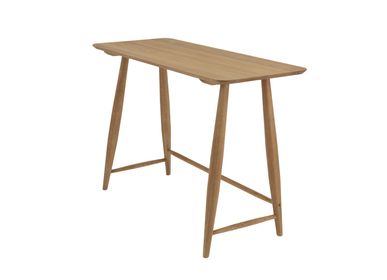 Desks - Desk Bodo 100 x 44.5 x 73 cm Natural Oiled Oak - VILLA COLLECTION