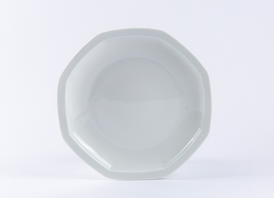 Kitchen utensils - White Porcelain Dessert Plate - OGRE LA FABRIQUE