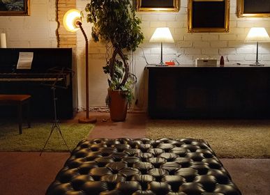 Ottomans - Pouff Capiton Contemporain | Pouf - CREARTE COLLECTIONS