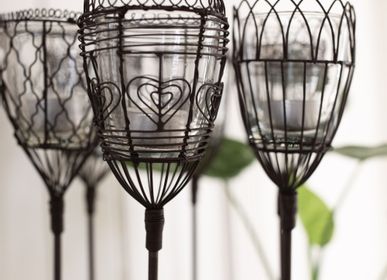 Objets de décoration - Lampes de jardin Tea lights - VAN VERRE