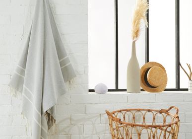 Autres linges de bain - Fouta Chevron en coton recyclé - BY FOUTAS