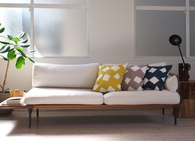 Fabric cushions - Nonosute Cotton Cushion Cover 【Hayate】 - WESTY