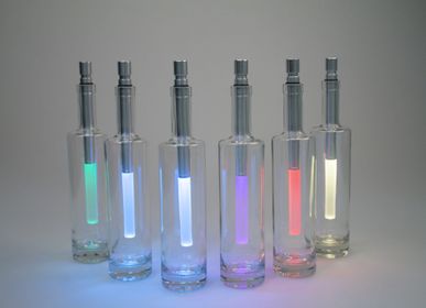 Lampes de table extérieures - Lampe de table à changement de couleur BOT05 - BOTTLELIGHT COMPANY