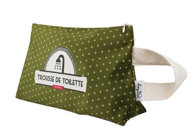 Travel accessories - “Kiwi Green” Toiletry Bags - LOOPITA