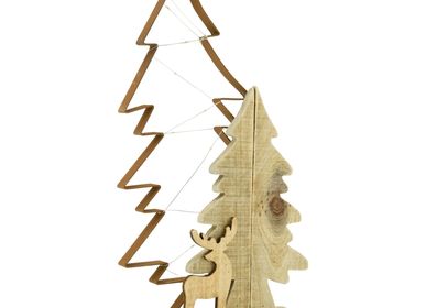 Other Christmas decorations - LED wood and metal tree - AUBRY GASPARD