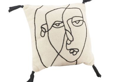 Coussins textile - Coussin en coton - Face Line Art - AUBRY GASPARD