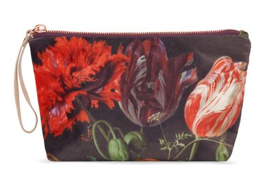 Pochettes - Pochette en nylon satiné en velours avec art. - BIEN MOVES