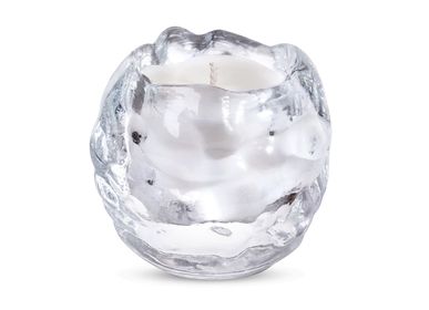 Candles - Winter Northern Lights candle Snow 95gr - FLAME MOSCOW
